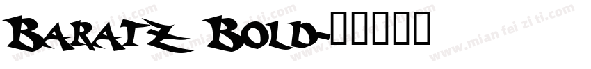 Baratz Bold字体转换